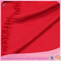 China 2017 winter women newly pure red color solid style knit wool shawls